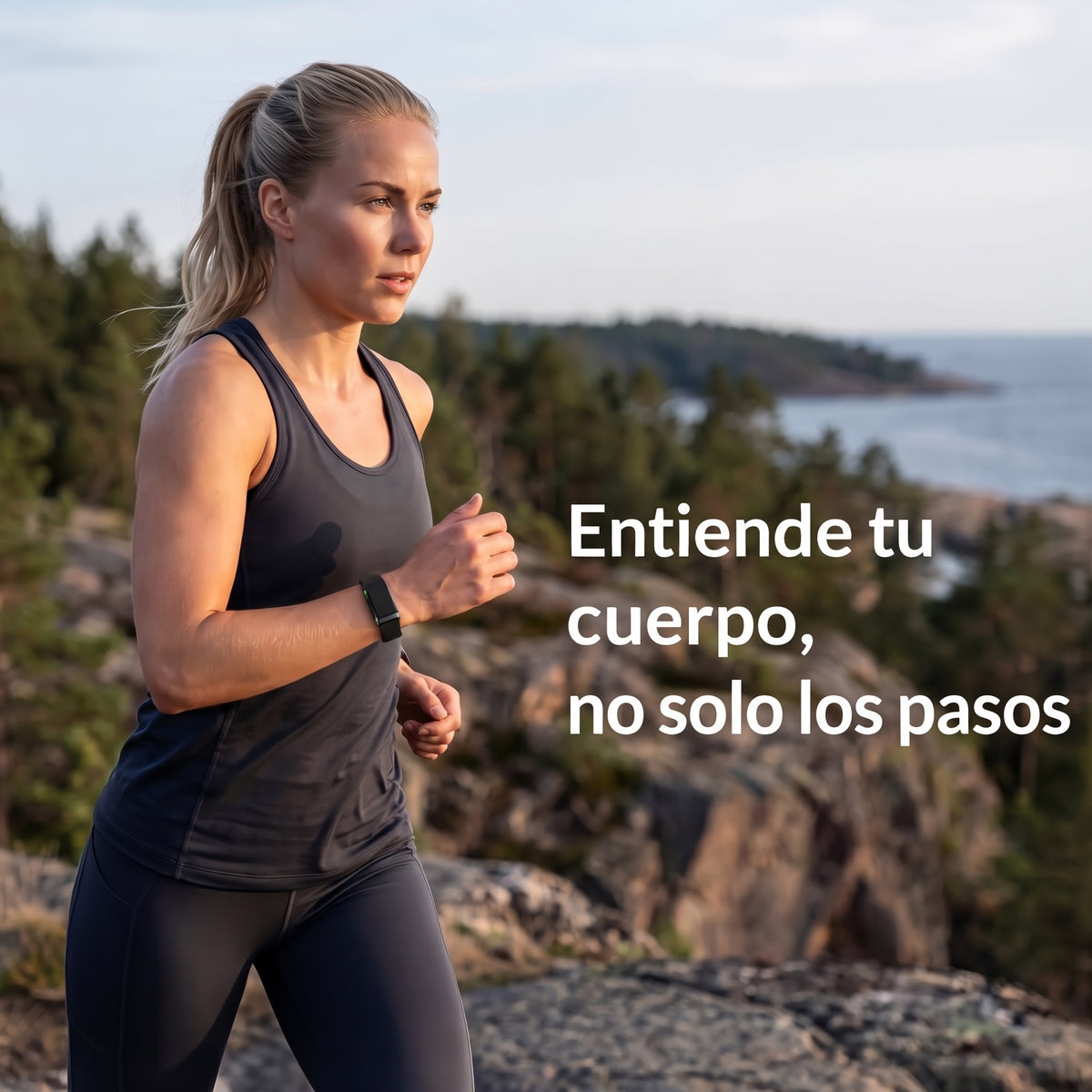 Movvu Smart Band — Pulsera Inteligente Deportiva con Monitor de Salud 24/7