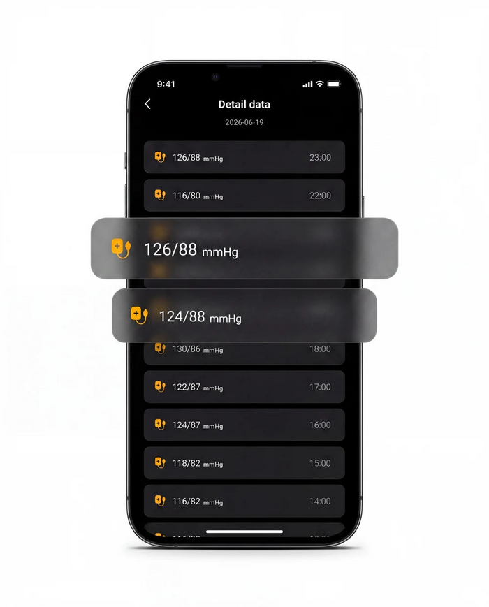 Movvu app - detalle presión arterial